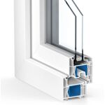 20% rabatt Kömmerling PVC Fönster 70 AD, vit ... Finestre.com