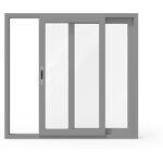 Sconto 15% finestre.com Finestra scorrevole, alluminio, MB ... Finestre.com