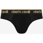 33% de desconto Roberto Cavalli Slip com faixa de logotipo... Roberto Cavalli