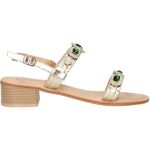 35% de descuento en sandalias doradas para mujer Gai Mattiolo... Gipys