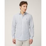 Sconto 60% Harmont&Blaine - Camicia Rigata In ... Harmont & Blaine