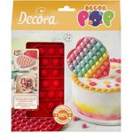Sconto 25% Stampo Antiaderente In Silicone Decorpop Cuore 18,5... Papolab