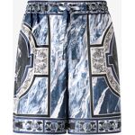60% de desconto em shorts com estampa de mármore Roberto Cavalli... Roberto Cavalli