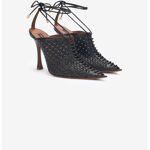 Sconto 37% Roberto Cavalli Sabot Intrecciati Neri Con ... Roberto Cavalli