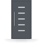Sconto 15% finestre.com Portoncini in alluminio, grigio ... Finestre.com
