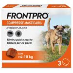 Sconto 30% FRONTPRO x3 Compresse Masticabili, Antiparassitario Per ... Zoocare