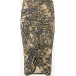 42% de desconto na saia com estampa de python Roberto Cavalli... Roberto Cavalli