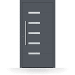 Sconto 15% finestre.com Portoncini in alluminio, grigio ... Finestre.com
