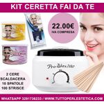 Sconto 57% TUTTOPERLESTETICA Kit ceretta fai da te ... Tuttoperlestetica