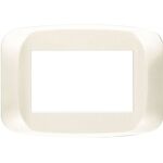 Sconto 5% Ave 45PB03BP Sistema 45 placca 3 moduli ... Punto luce