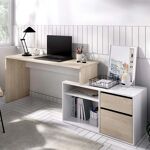 Sconto 45% garneroarredamenti Scrivania ufficio salvaspazio 230x51cm ... Garnero Arredamenti