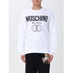 Sweat-shirt Moschino en coton blanc taille 50 Lily - 44 % de réduction