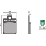 Sconto 35% Pastiglie Freno Posteriore Malossi Peugeot Speedfight 2 50 2... WRS