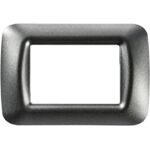 Sconto 5% Gewiss GW22613 System placca 3 moduli ardesia ... Punto luce