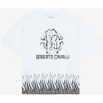 T-shirt à imprimé zèbre Roberto Cavalli à 64 % de réduction avec... Roberto Cavalli