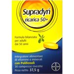19% Rabatt Supradyn Ricarica 50+ Ergänzung 30 Tabletten Farmaciainlinea