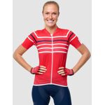 Sconto 60% Ekoï Maglia Donna EKOI STRIPES Rossa EKOI