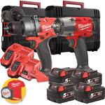 Sconto 4% Milwaukee Kit utensili 18V - Trapano ... Masterfer