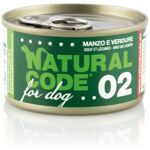 Sconto 8% Natural Code Dog 02 Manzo e Verdure ... QZ petshop