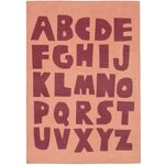 Sconto 40% RugVista Alphabet Tappeto - Rosa / Rosso 160... RugVista