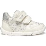 Sconto 40% Geox Sneakers Bianche Bambina BIANCO/ARGENTO 19 Gipys