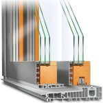 Sconto 15% finestre.com Porta alzante-scorrevole, legno-alluminio, IDEALU ... Finestre.com