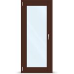 Sconto 15% finestre.com Porta finestra marrone, PVC, ... Finestre.com