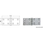 Sconto 20% OSCULATI Cerniera 2,5 mm Duemme Nautica