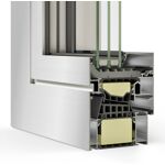 15% rabatt Schüco AWS 90.SI+ Fransk fönster, vit ... Finestre.com
