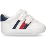 Sconto 40% Tommy Hilfiger Sneakers Bianche Bambino BIANCO/... Gipys