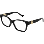 35% de desconto Gucci GG1025O 001 Óculos de grau Looker