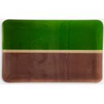 Sconto 30% Les-Ottomans 'murano' Tray, Brown And Green Frankbros