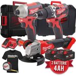 Sconto 4% Milwaukee Kit elettroutensili M18 brushless - ... Masterfer